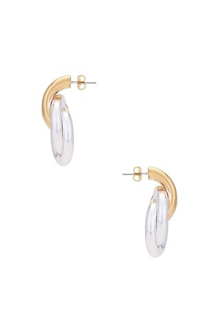 Heaven Mayhem Double Knot Earrings in Mixed Metal from Revolve.com | Revolve Clothing (Global)