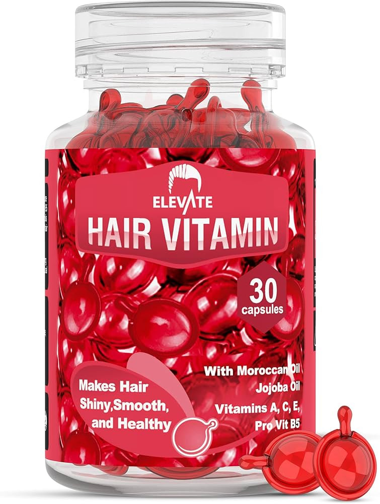ELEVATE Hair Treatment Serum Oil Capsules - Conditioning Repair & Moisturizing Formula with Argan... | Amazon (US)