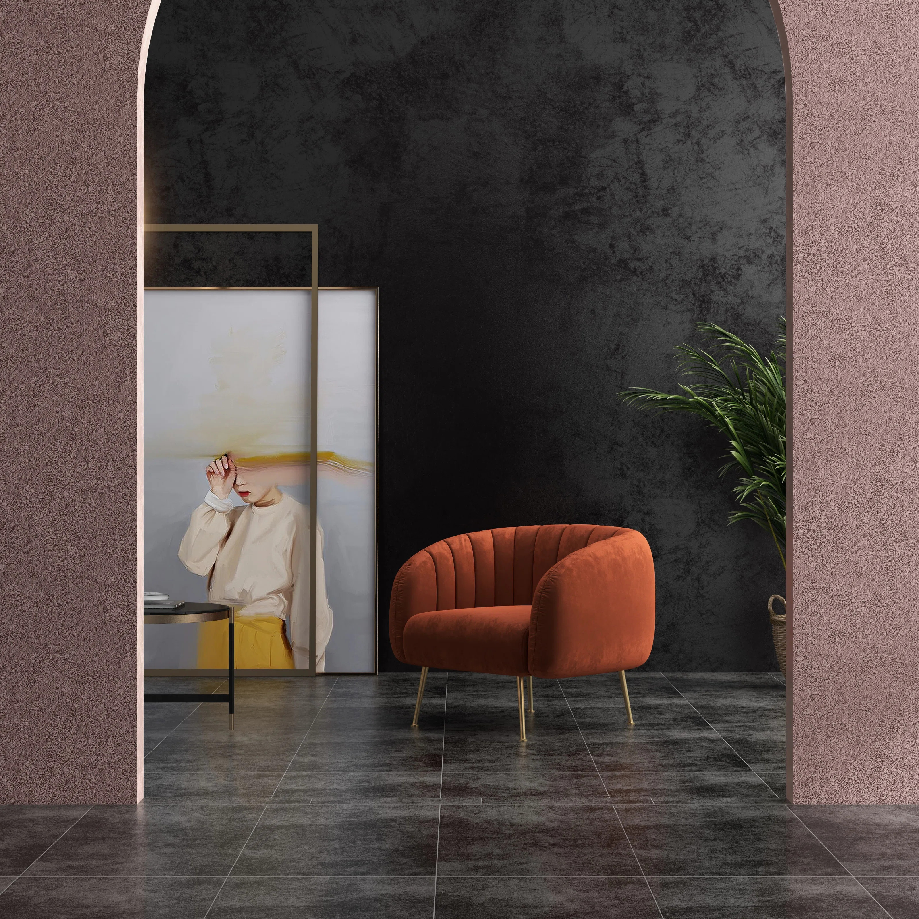 Upholstered Barrel Chair | Wayfair North America