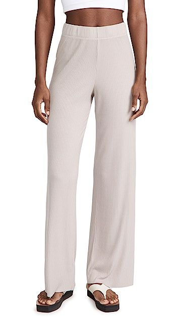 Viscose Rib Straight Leg Pants | Shopbop