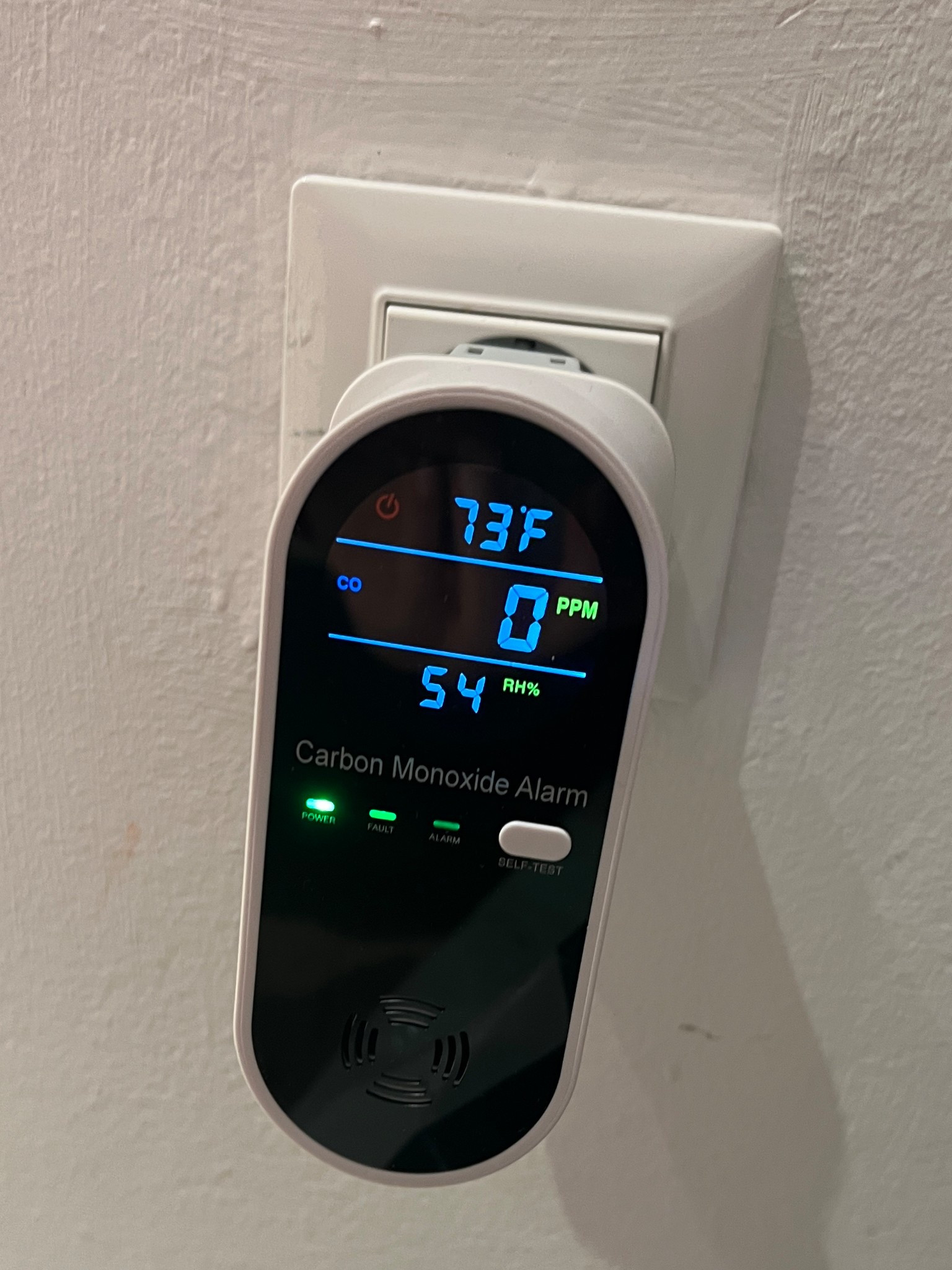 Carbon monoxide detector travel 