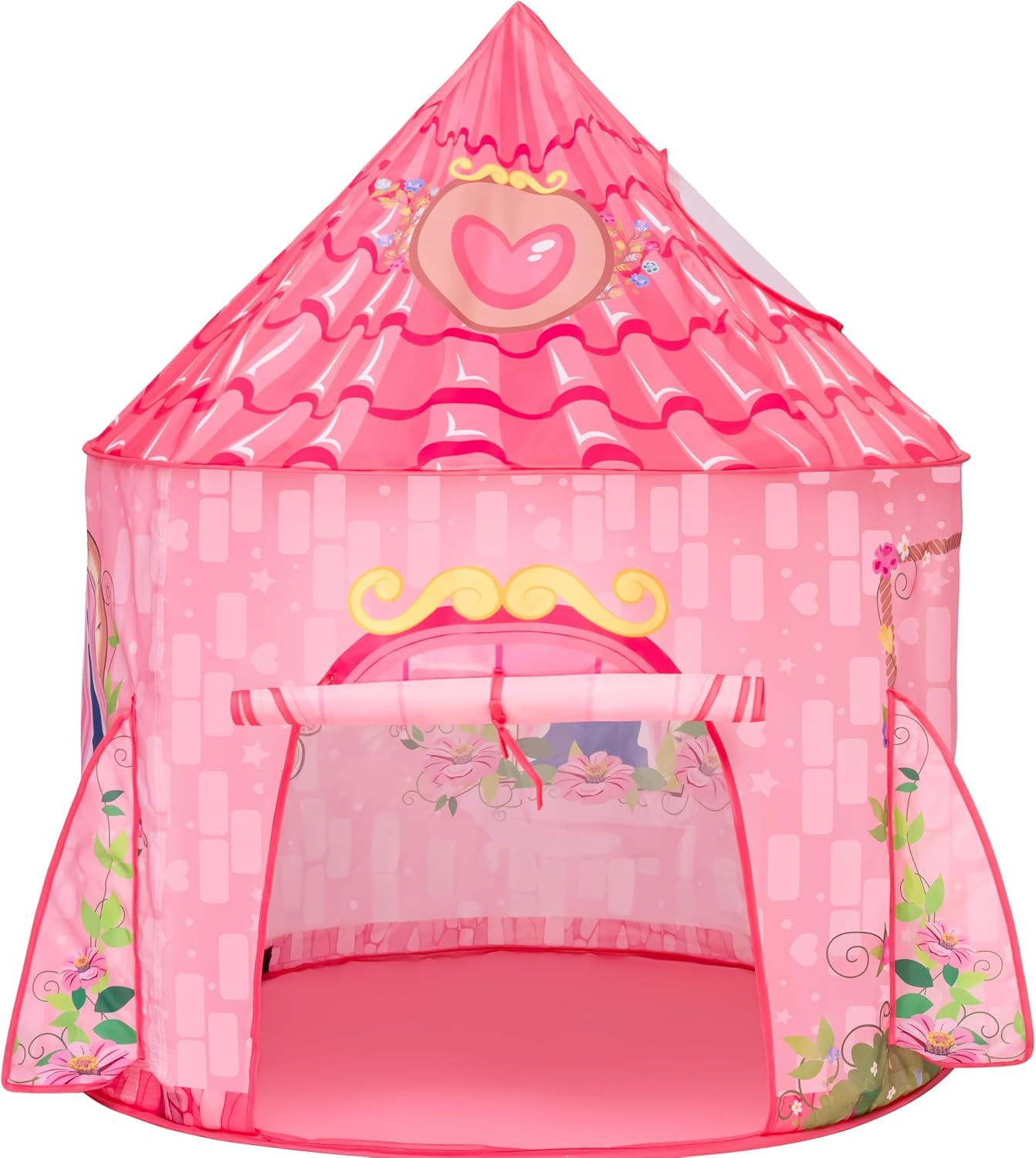 JOYIN Princess Tent Girls Large Playhouse Kids Castle Play Tent for Children, Pop Up Play House for Kids Indoor and Outdoor Games | Amazon (US)