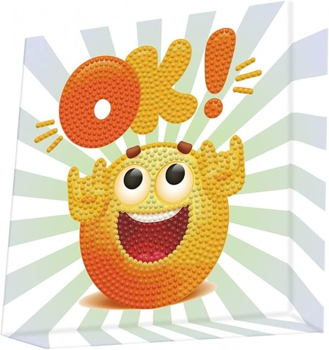 DIAMOND DOTZ OK Dotz Box Word Art Diamond Painting Kits for Adults - Diamond Art Kits a Relaxing ... | Amazon (US)