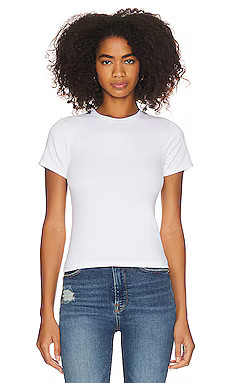 Good American Baby T-shirt in White001 from Revolve.com | Revolve Clothing (Global)