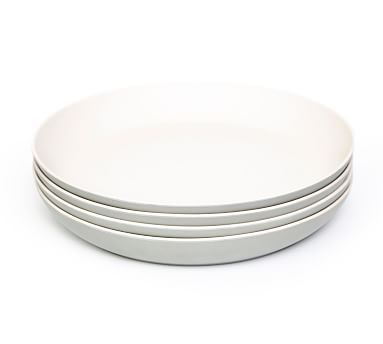 Bamboo Coupe Dinner Plates, Set of 4 | Pottery Barn (US)