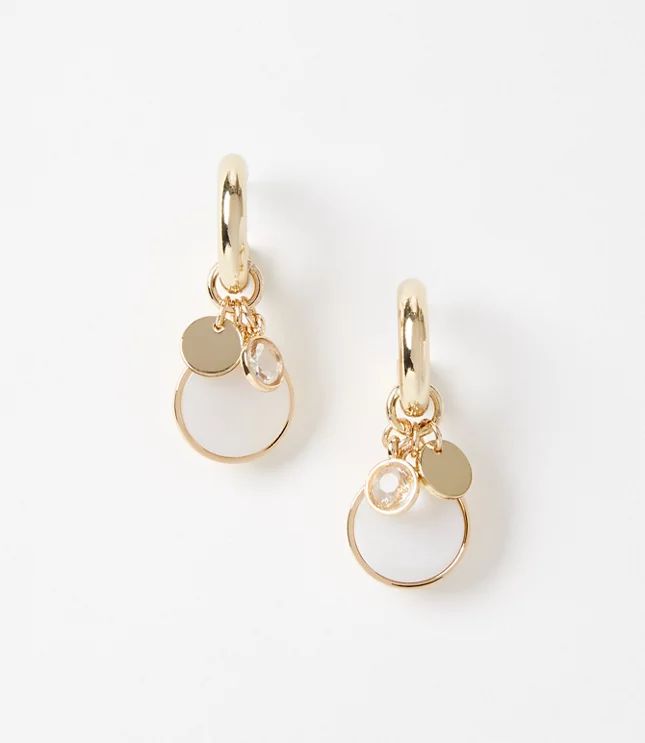 Mother Of Pearl Cluster Earrings | LOFT