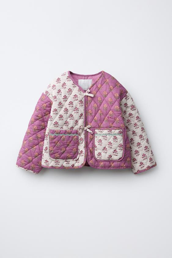 PATCHWORK QUILTED JACKET | Zara US