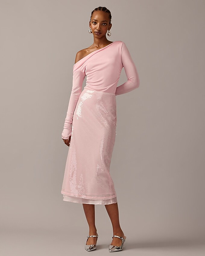 Limited-edition Anna October© X J.Crew sequin skirt | J. Crew US