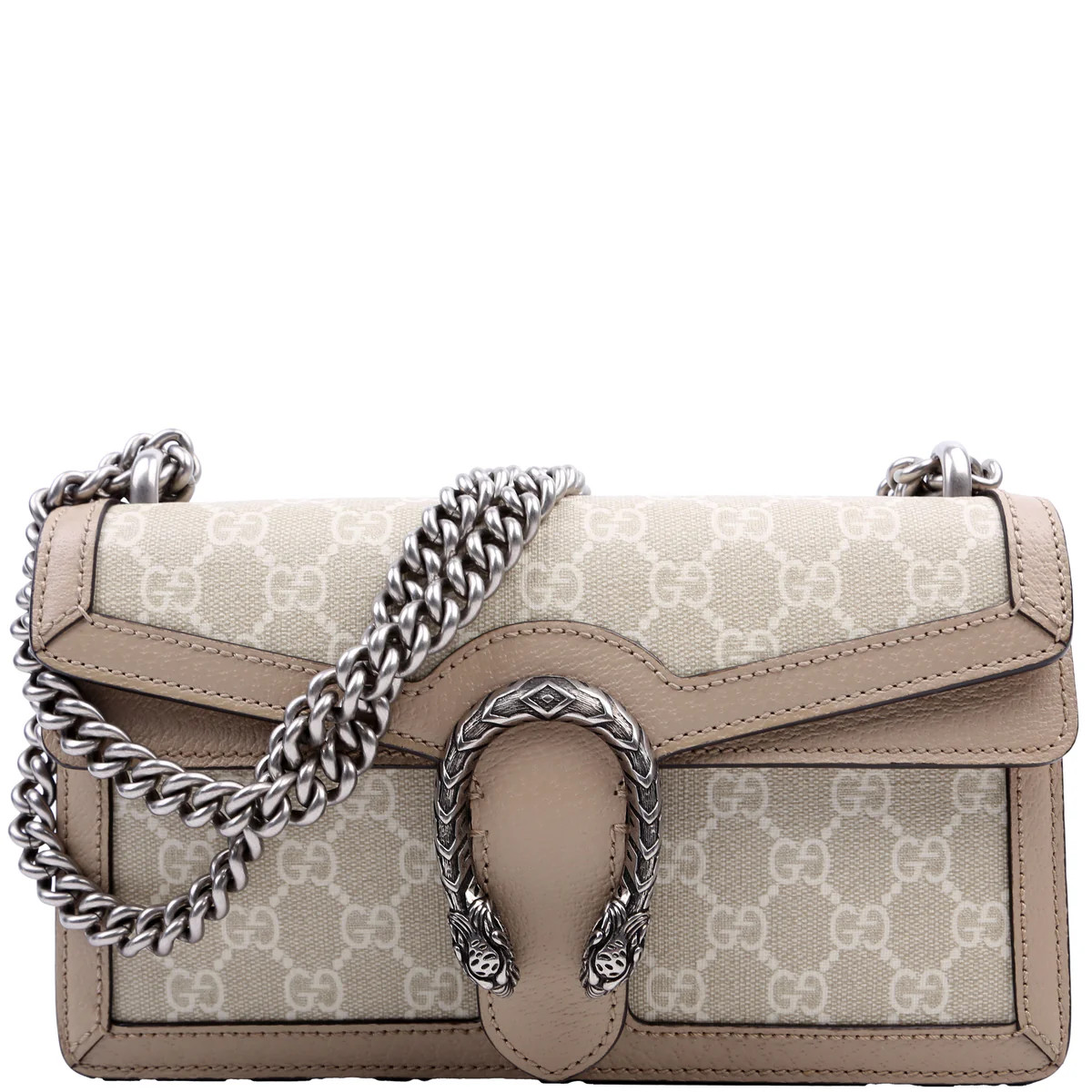 499623 Dionysus Small GG Supreme Beige | Keeks Designer Handbags