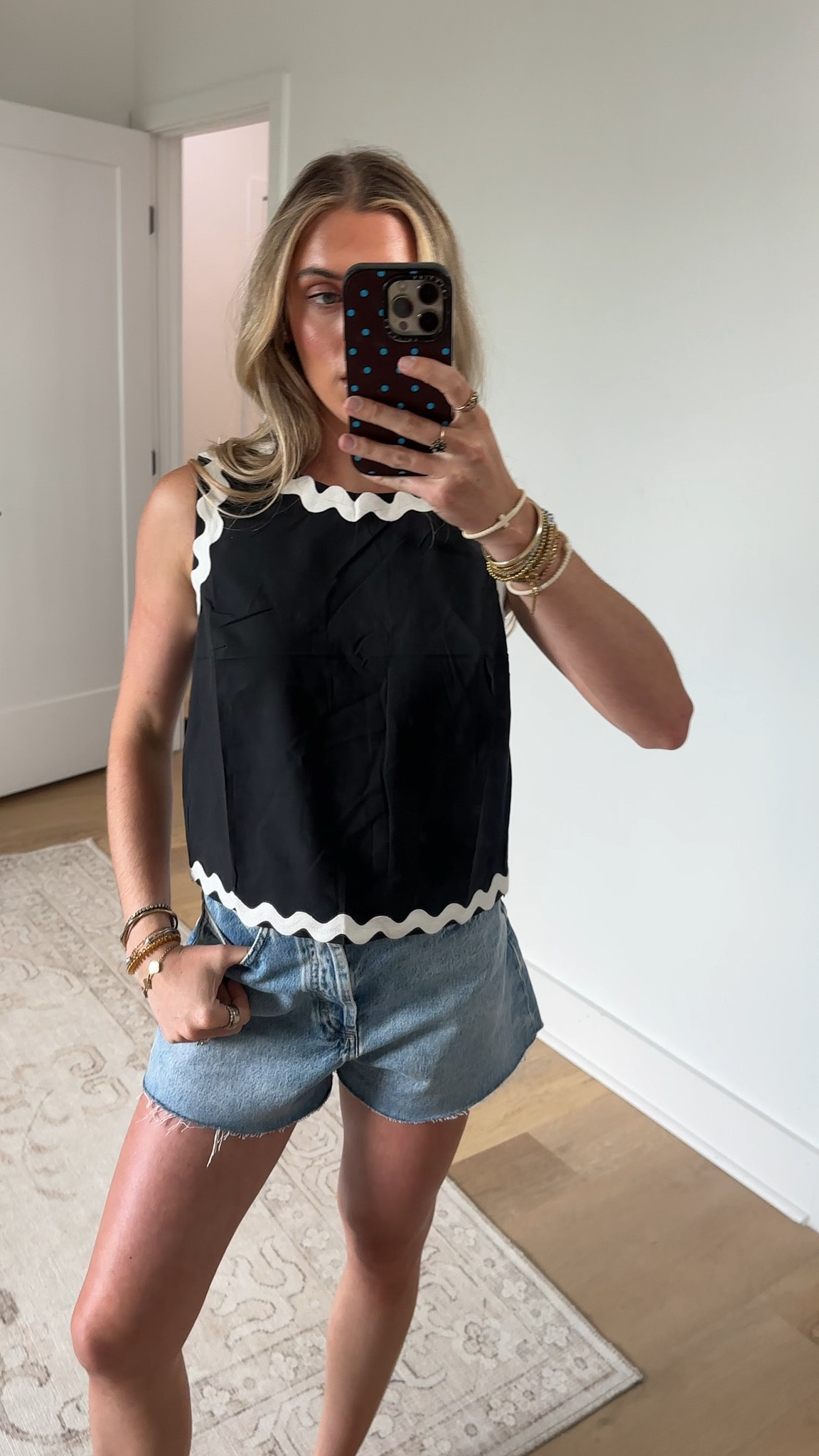 Amazon size small Women Sleeveless Blouse Zigzag Trim Outfits Trendy Summer Round Neck Tank Tops Keyhole Back Button Blouse

#LTKootd #LTKSaleAlert #LTKSeasonal