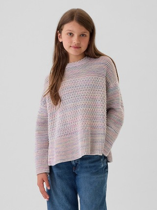 Kids Crochet Boxy Sweater | Gap (US)