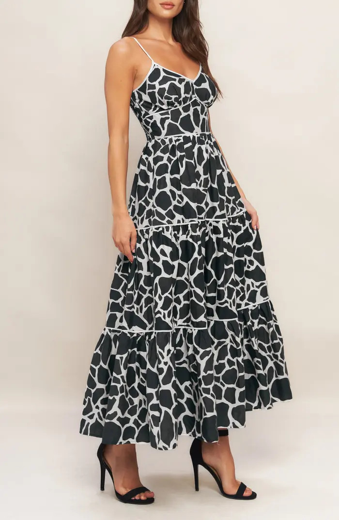 FLYING TOMATO V-Neck Cotton Midi Dress | Nordstromrack | Nordstrom Rack