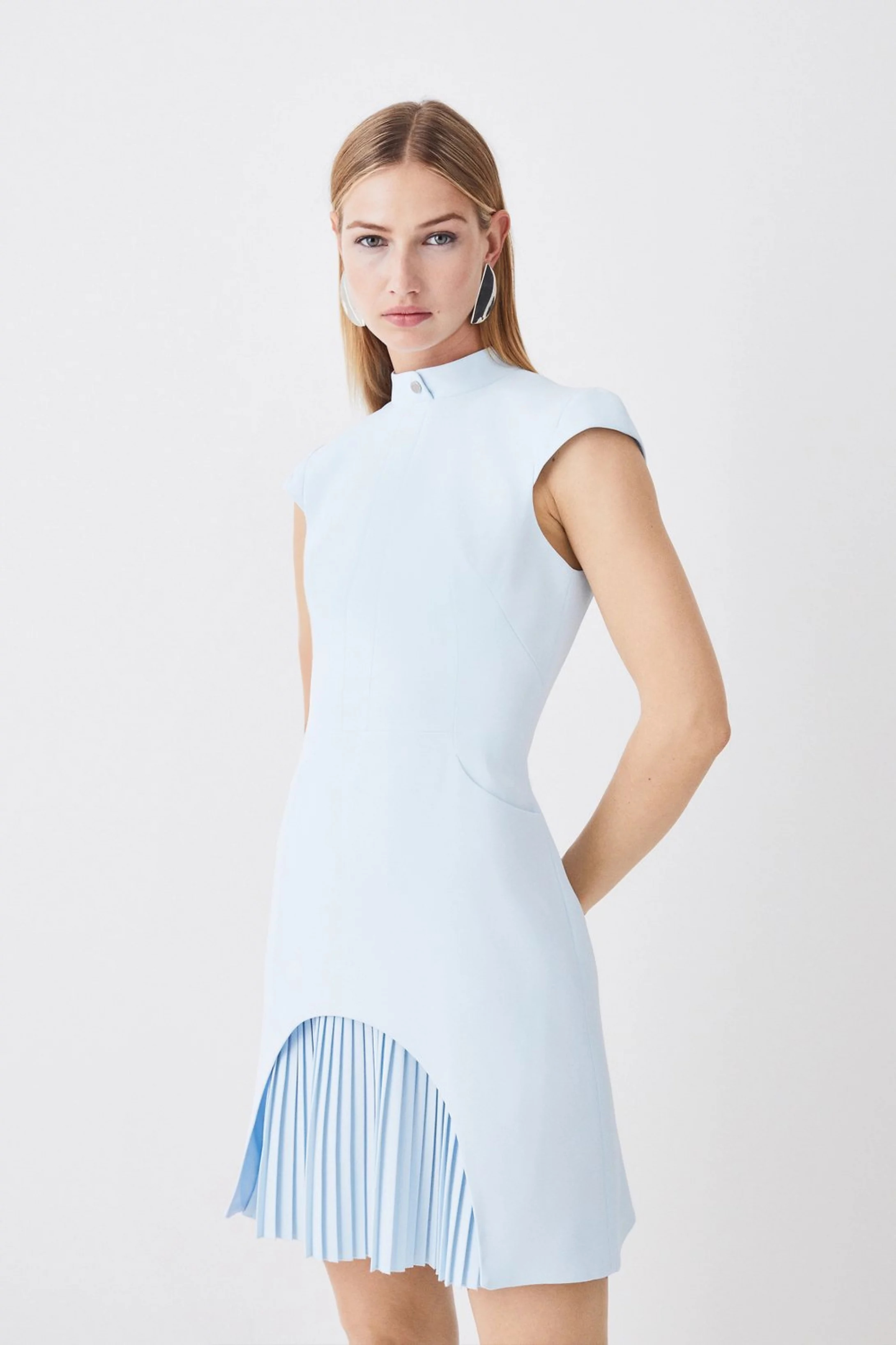 Military Tailored Mini Dress | Karen Millen UK + IE + DE + NL