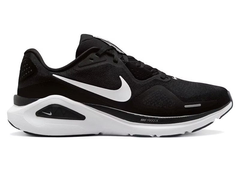 Nike Structure 26 (Women's) Sneakers in Black/White/Wolf Grey | StockX