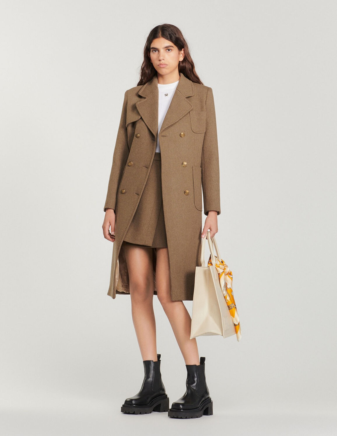 Wool cloth coat | Sandro-Paris US