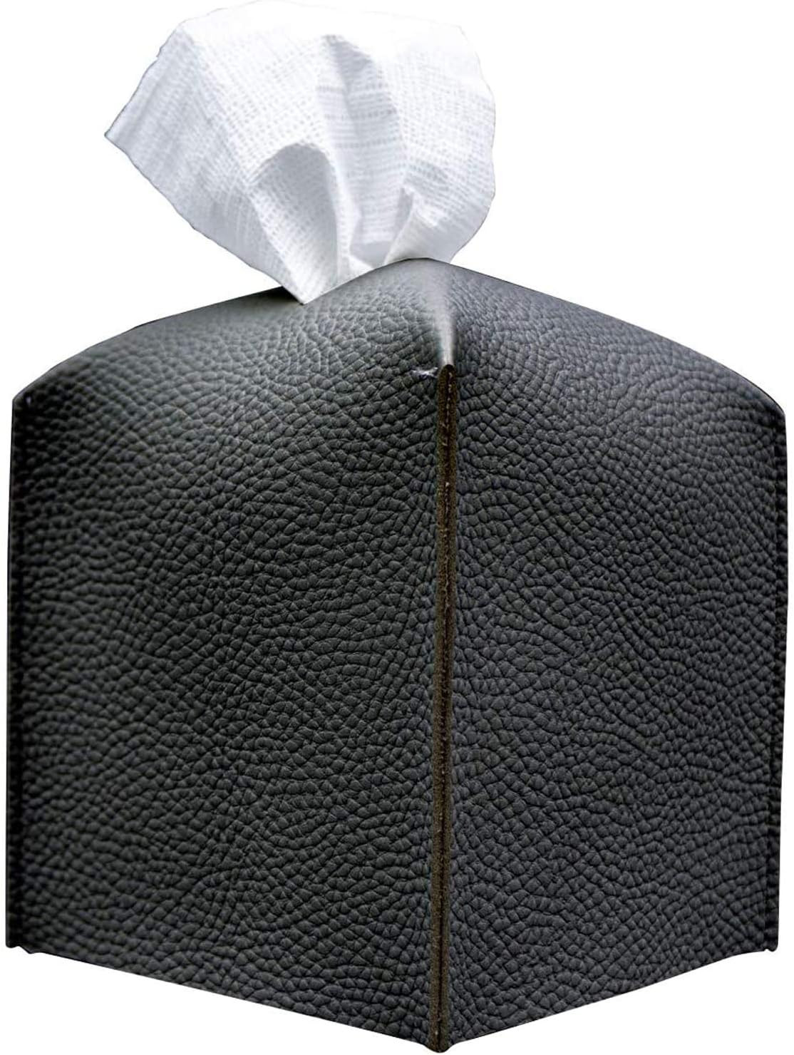 Carrotez Tissue Box Cover, [Refined] Modern PU Leather Square Tissue Box Holder - Decorative Holder/ | Amazon (US)