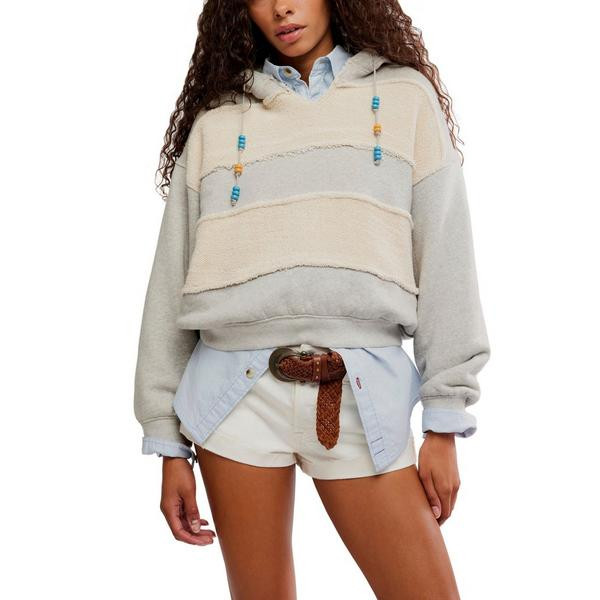 Women's Free People Camp Crush Hoodie Large Grey Heather | Scheels Sports