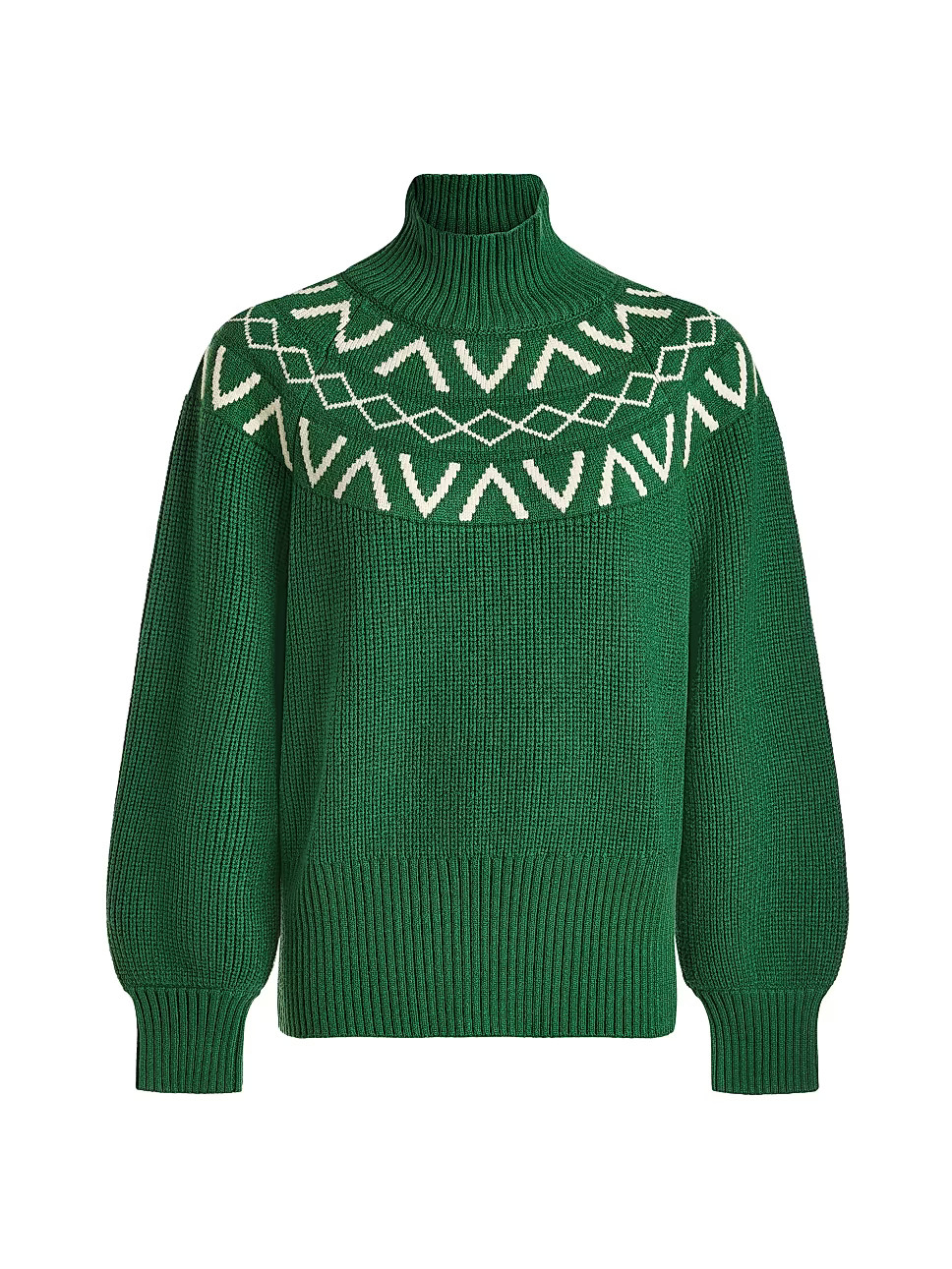 Marcie Fairisle Yoke Knit Sweater | Saks Fifth Avenue