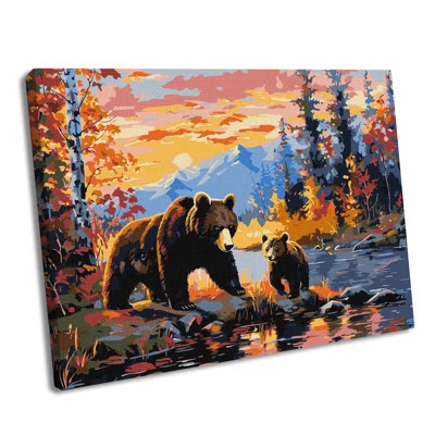 Painting by Numbers kit A bearfamily KHO6650 | Wayfair North America