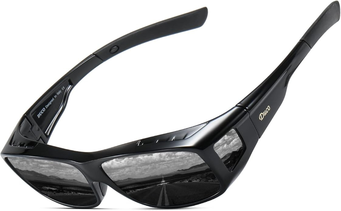DUCO Wraparound Fitover Glasses Polarized Wear Over Sunglasses for Men Women UV Protection Sun Gl... | Amazon (US)