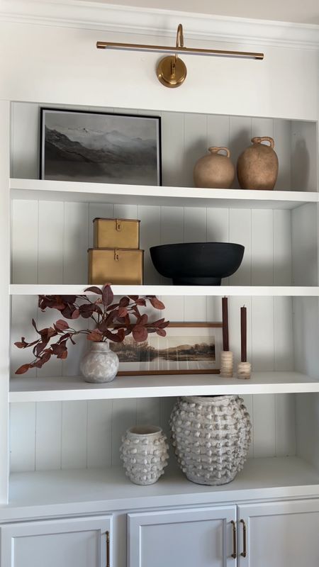 Shelf decor, vase, art, bowl, decorative boxes, floral 

#LTKSeasonal #LTKhome #LTKstyletip