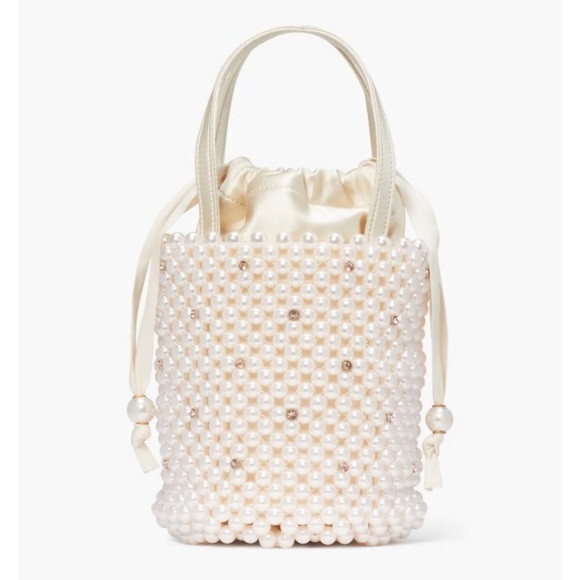 Purl Pearl Embellished Small Bucket Bag | Kate Spade | Poshmark