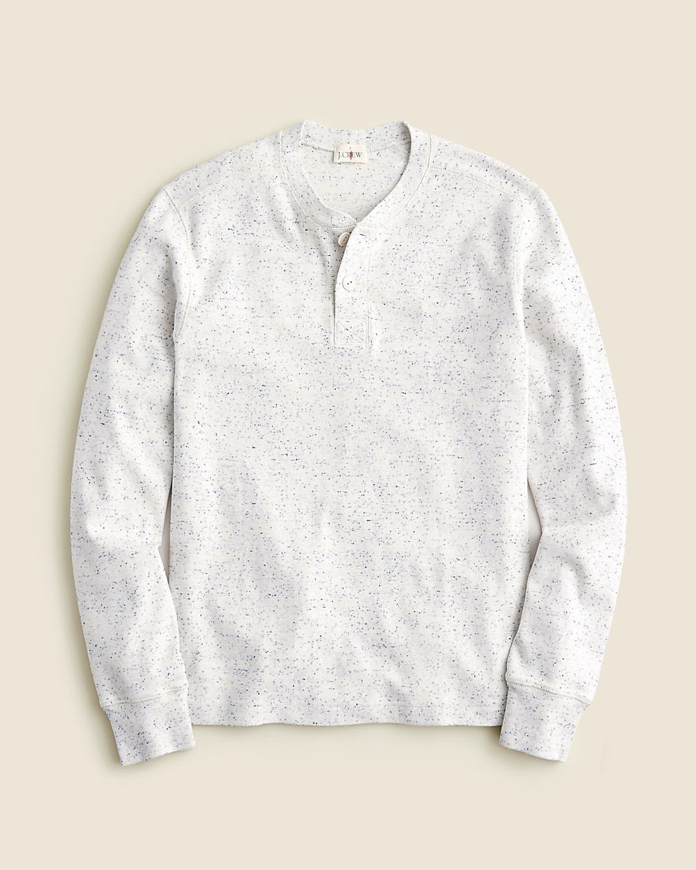 Heritage brushed rib-knit henley | J. Crew US