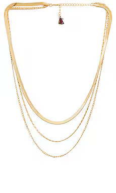 SHASHI Mikaela Necklace in Gold from Revolve.com | Revolve Clothing (Global)