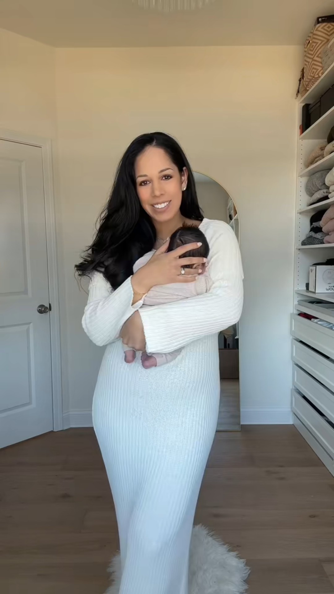 Looking for the perfect dress for newborn photos? This long off the shoulder sweater dress is perfection @Revolve  🤍 #whitedress #sweaterdress #outfitinspo

white dress
white sweater dress
winter wardrobe
winter fashion
off the shoulder dress 
revolve dress
outfit ideas
postpartum outfit ideas
newborn photo ideas
stylish mom

#LTKBaby #LTKmomlife #LTKootd