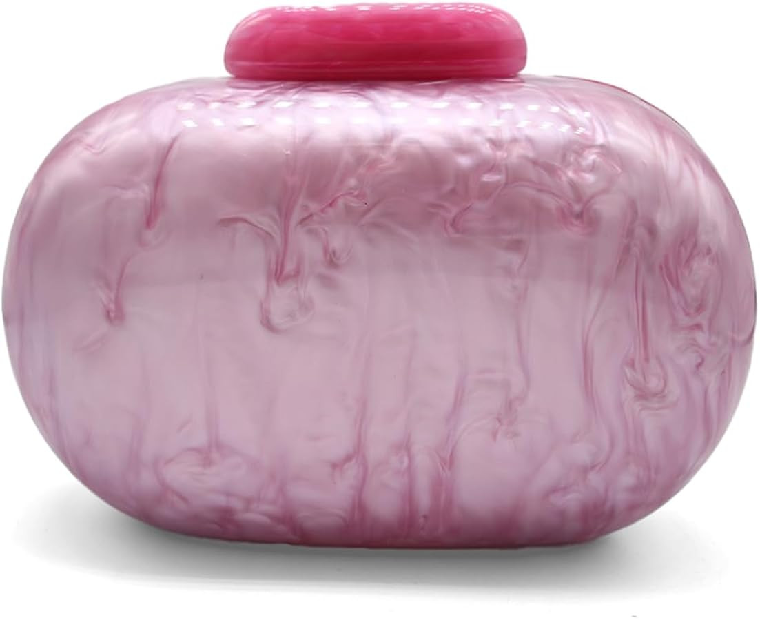 Acrylic Evening Clutch Bag for Women Shell Shape Shoulder Crossbody Bag Glitter Marble Purse Hand... | Amazon (US)