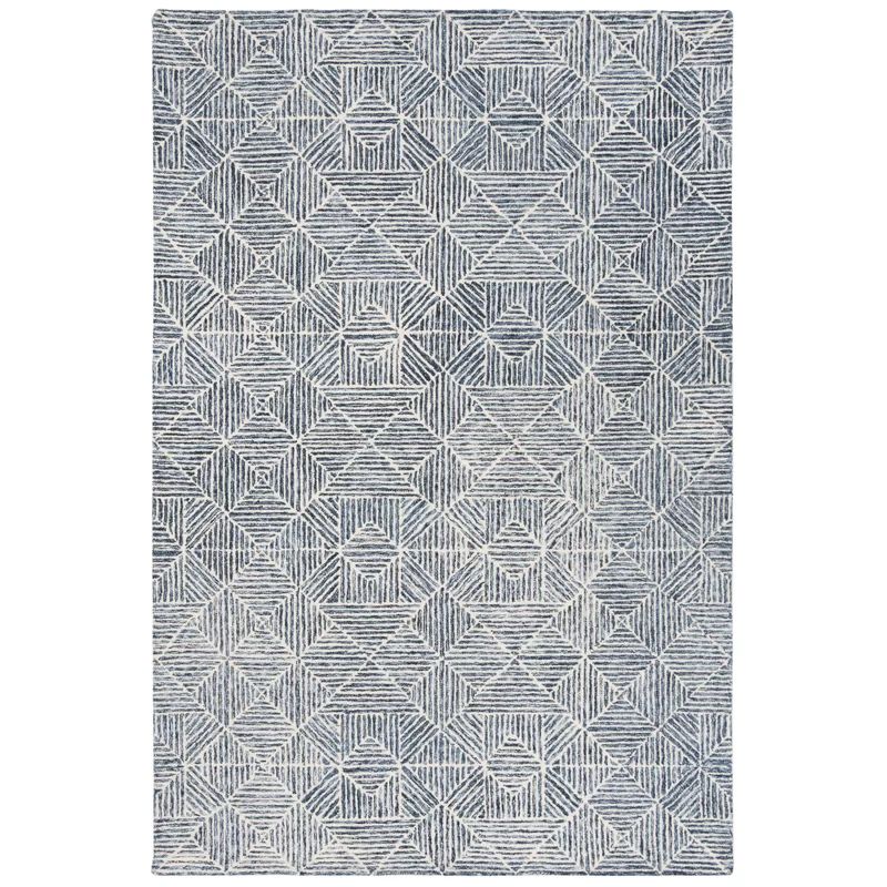 Linsly Handmade Blue/Ivory Rug | Wayfair North America