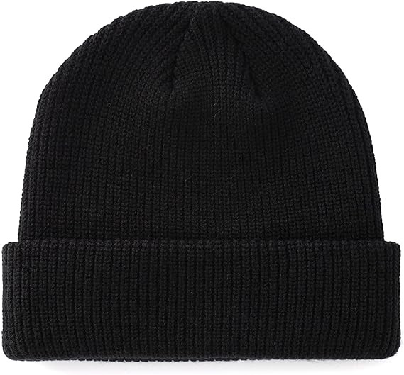 Connectyle Classic Men's Warm Winter Hats Acrylic Knit Cuffed Beanie Cap Daily Beanies Watch Hat | Amazon (US)
