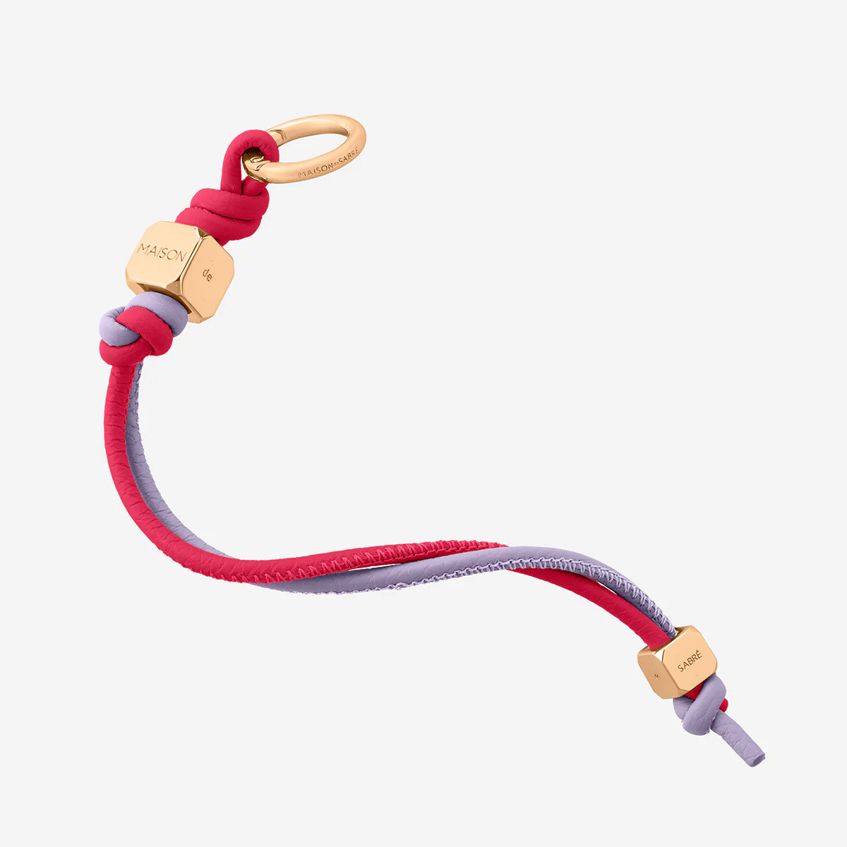 Wristlet Charm in Fuchsia Lavender | MAISON de SABR\u00c9 | Maison de Sabre (Australia & NZ)