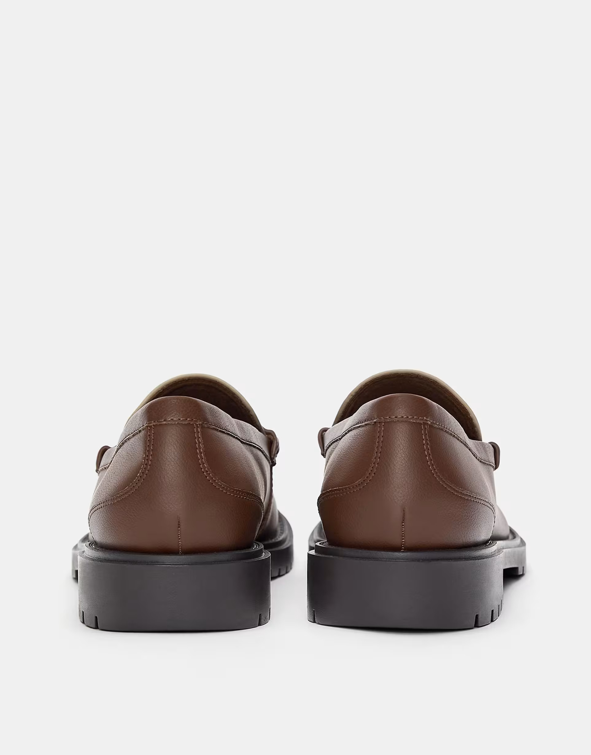 Pull&Bear Chunky loafers in brown | ASOS (Global)