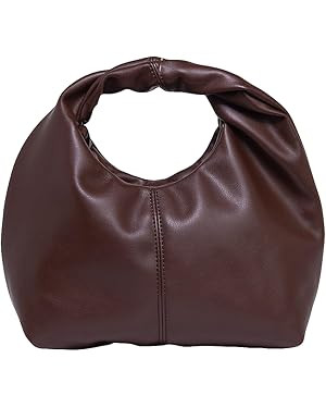 Verdusa Women's Ruched Hobo Mini Handbag Clutch Purse Dumpling Pouch Bag | Amazon (US)