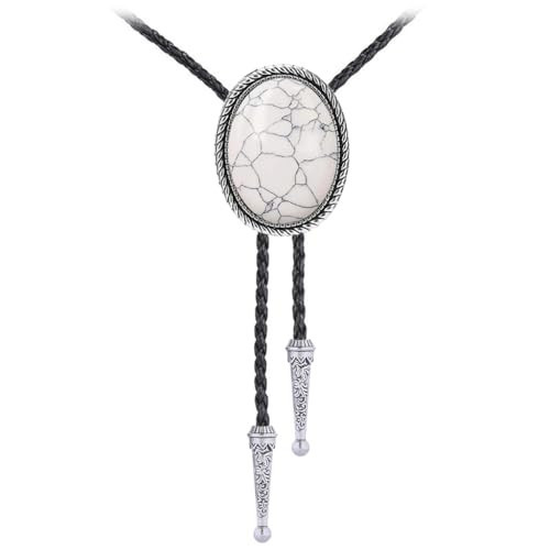 GelConnie Mens Gothic Bolo Tie Celtic Bolo Tie Men Cowboy Leather Necklaces - Western Ties for Men Cowboy Wedding Bolo Ties | Amazon (US)