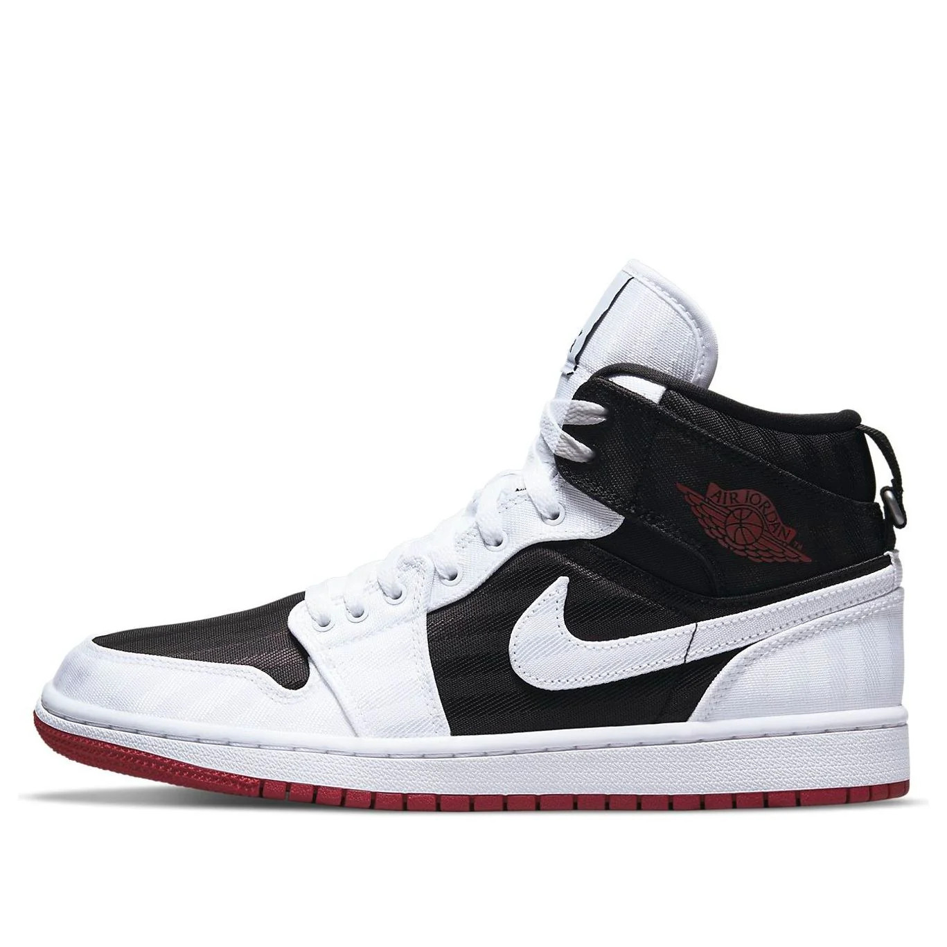(WMNS) Air Jordan 1 Mid SE Utility 'White Black Gym Red' DD9338-016 | KICKS CREW