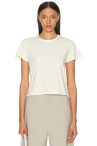 LESET The Margo Tee in Lemon | FWRD 