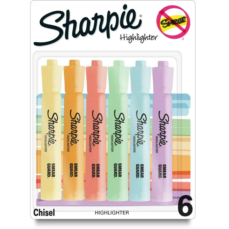 Sharpie SmearGuard Tank Style Highlighters | Walmart (US)