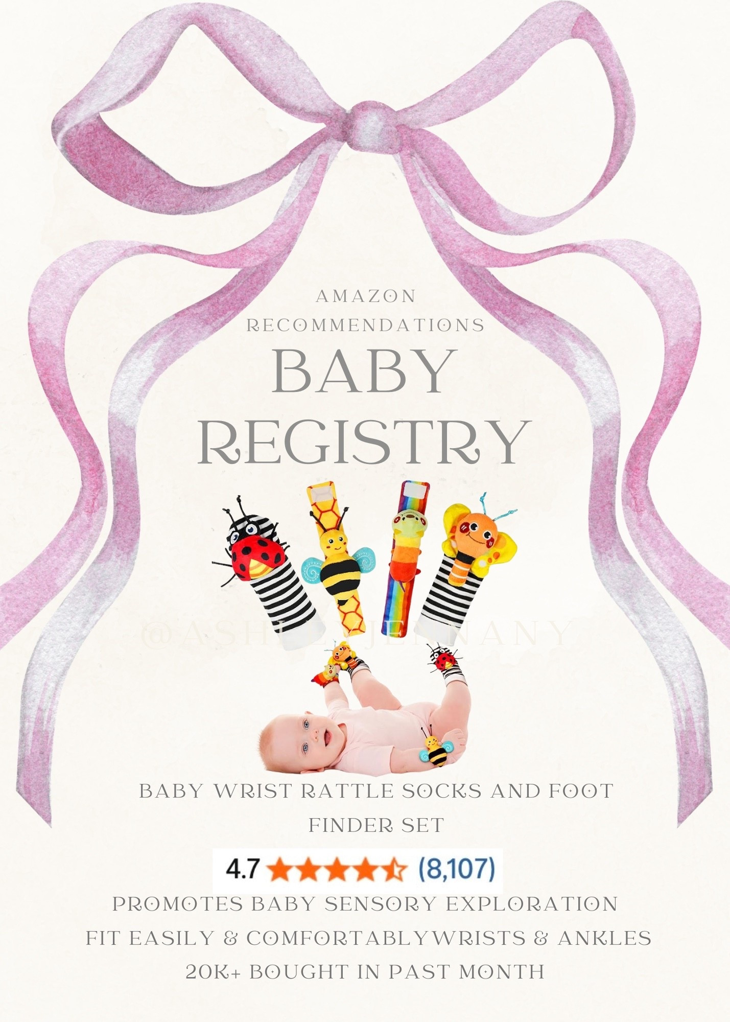 Baby wrist rattle socks and foot finder set 

#LTKBaby #LTKBump #LTKmomlife