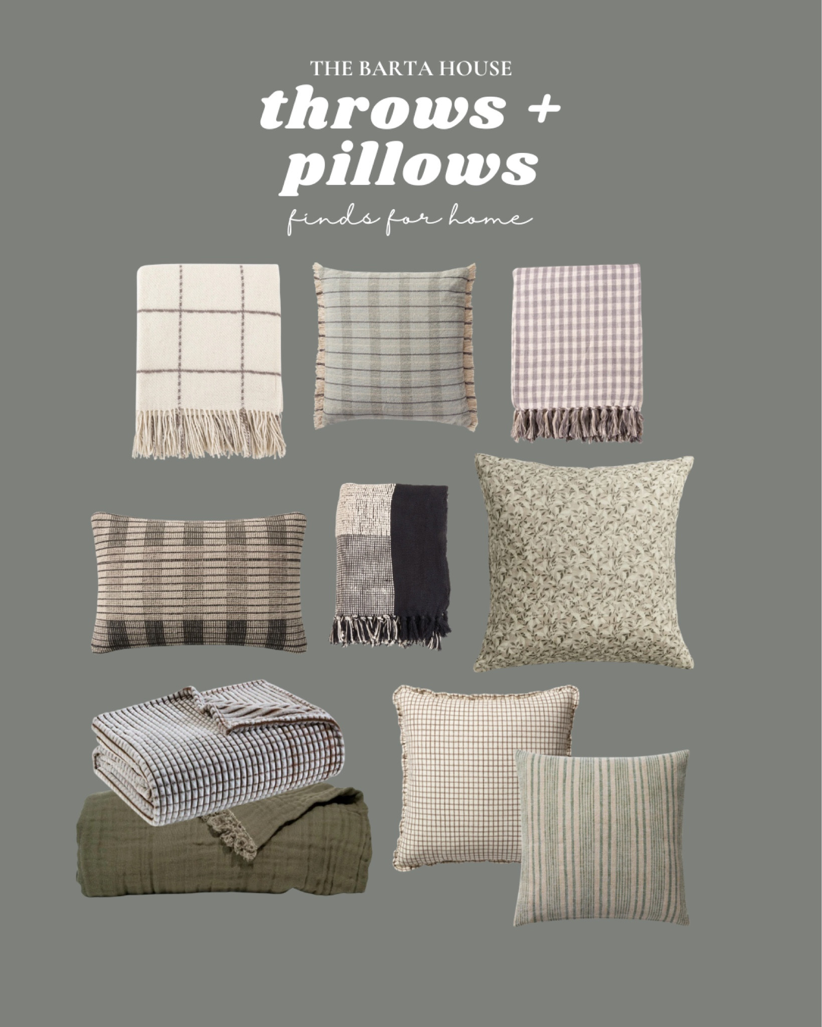 Throw and pillows in my favorite colors and textures 

#LTKHome #LTKSaleAlert