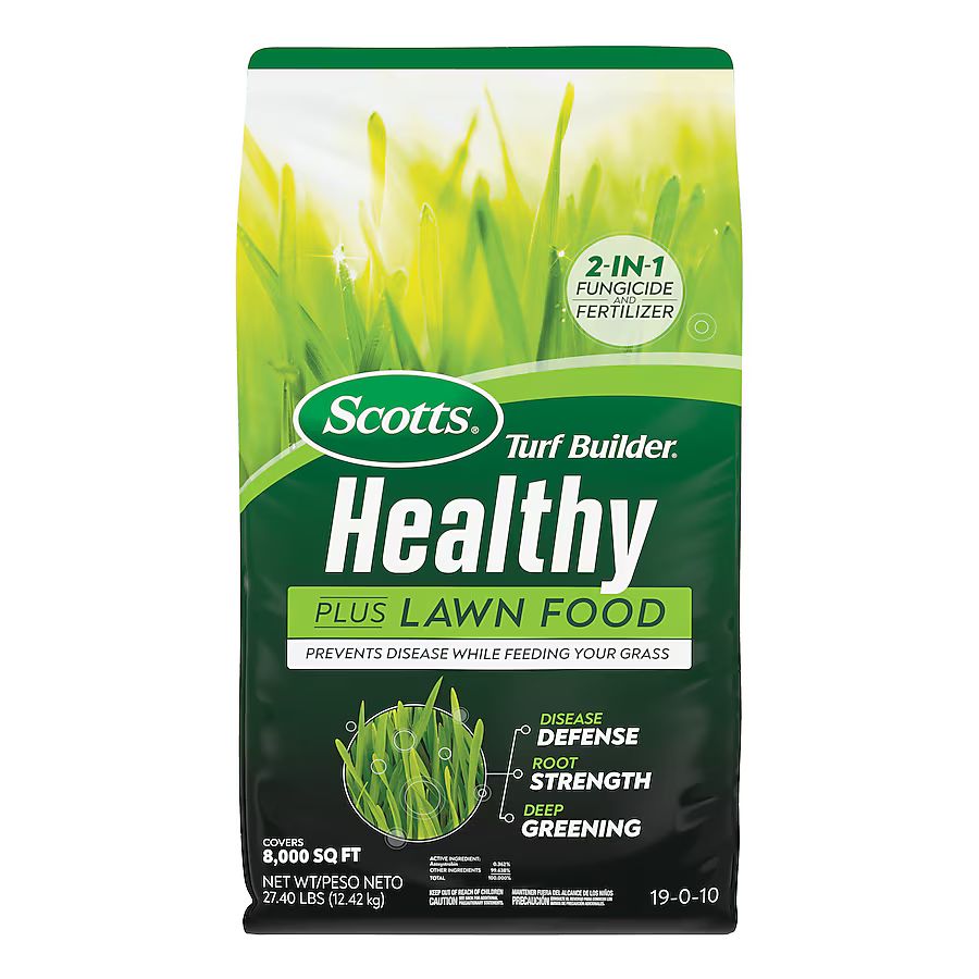 Scotts Turf Builder Healthy Plus Lawn Food 27.4-lb 8000-sq ft 19-0-10 All-purpose Fertilizer | Lowe's