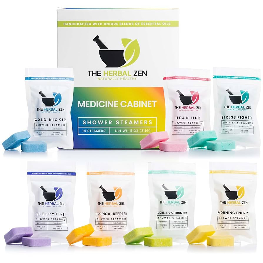 Variety Pack Shower Steamers with Essential Oils - Shower Bombs Made in the USA - Aromatherapy Sh... | Amazon (US)