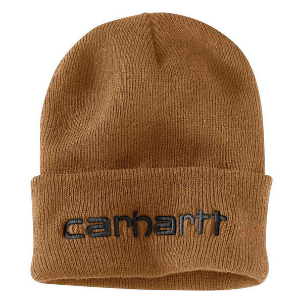 Carhartt Knit Cuff Logo Beanie in Carhartt Brown
            
              
                By C... | Glik's