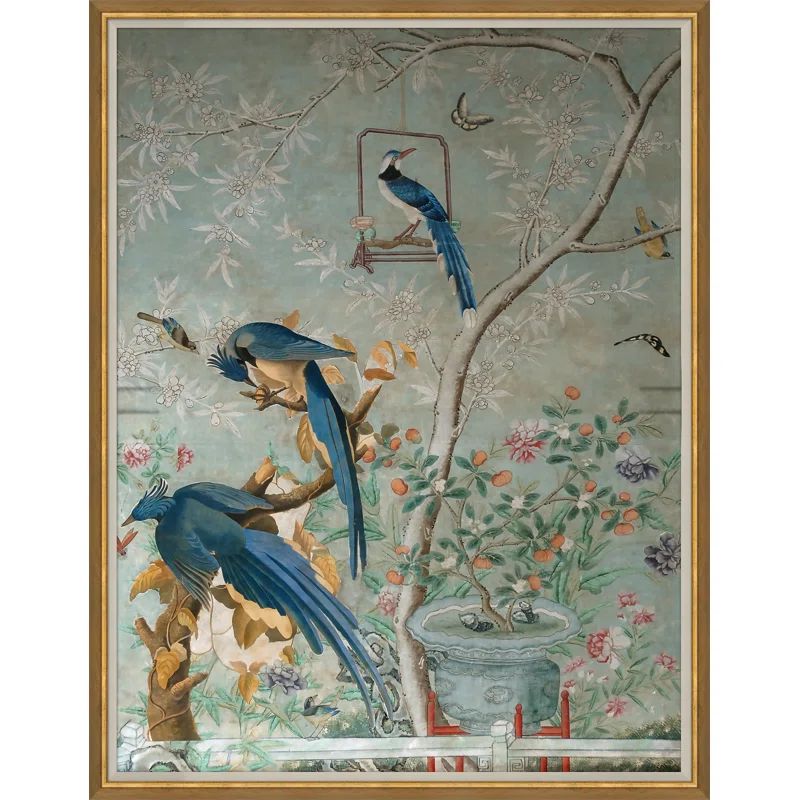 Chinoiserie - Picture Frame Painting on Paper | Wayfair North America