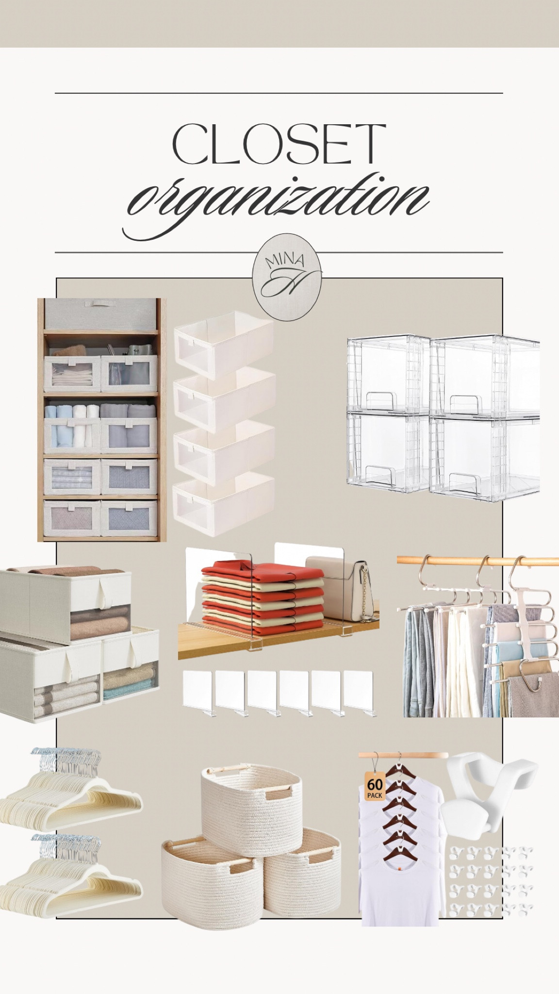 Closet organization from Amazon 

#LTKStyleTip #LTKFamily #LTKHome