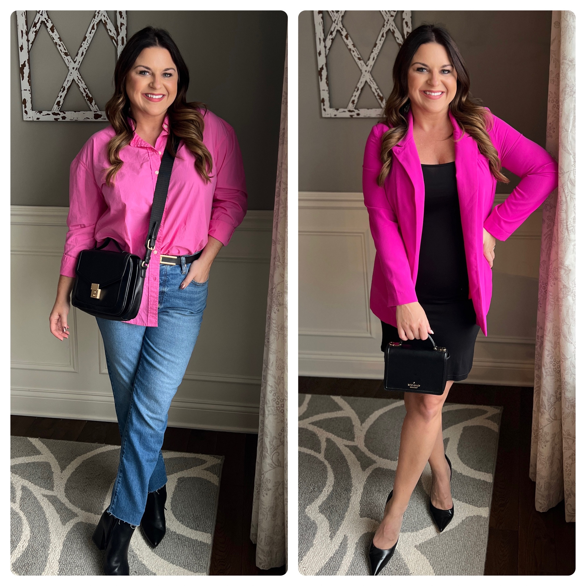 Valentine’s Day. Valentine’s Day outfit of the day. Pink outfit. Red outfit. Valentine’s Day teacher outfit. Teacher outfit of the day. Sneakers. How to style.