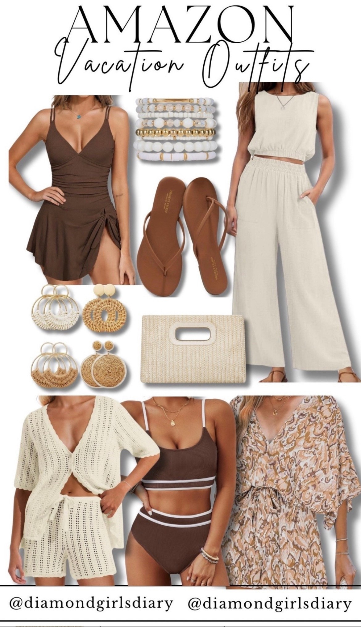 Amazon beach vacation outfits! 

Neutral vacay looks, resort finds, Amazon vacation, travel outfits 

#LTKSwim #LTKSaleAlert #LTKTravel