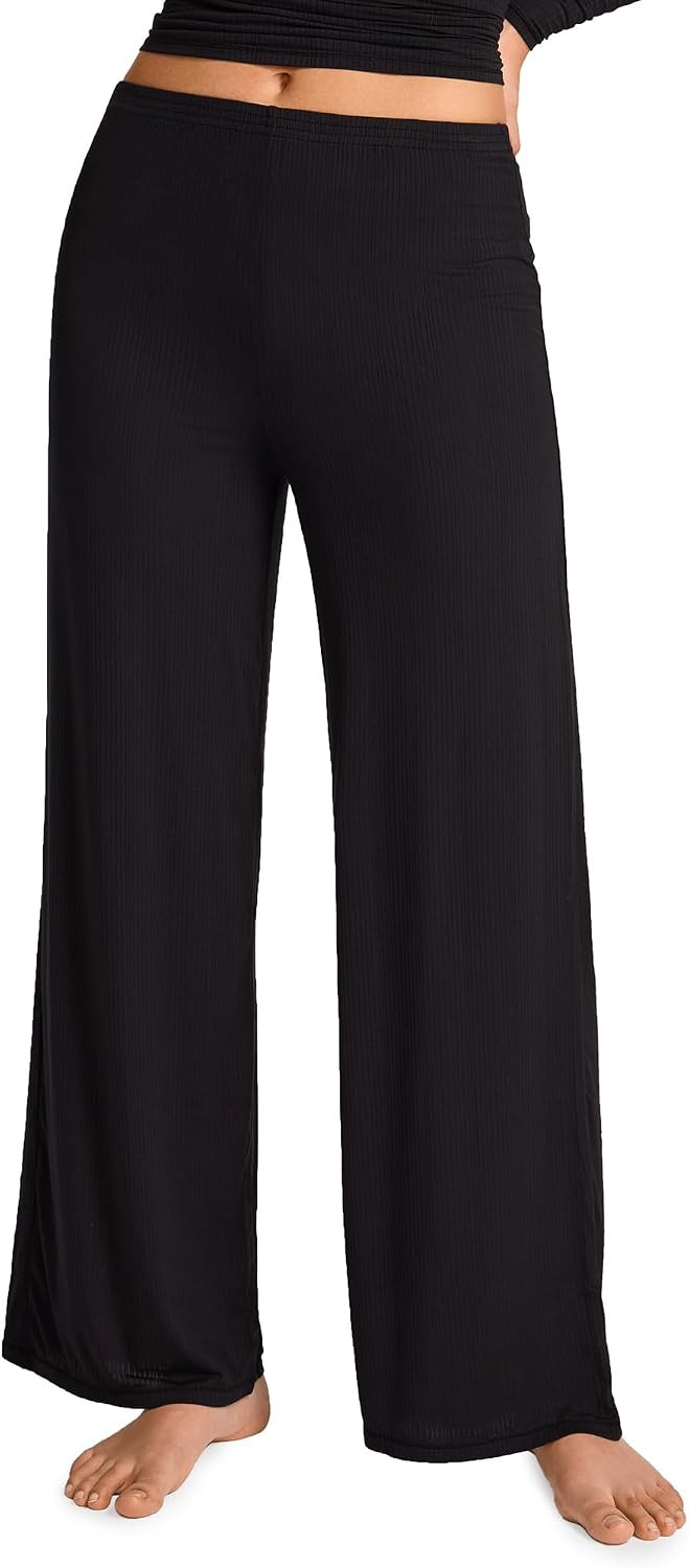 Natrelax Modal Ribbed Pajamas Pants | Amazon (US)