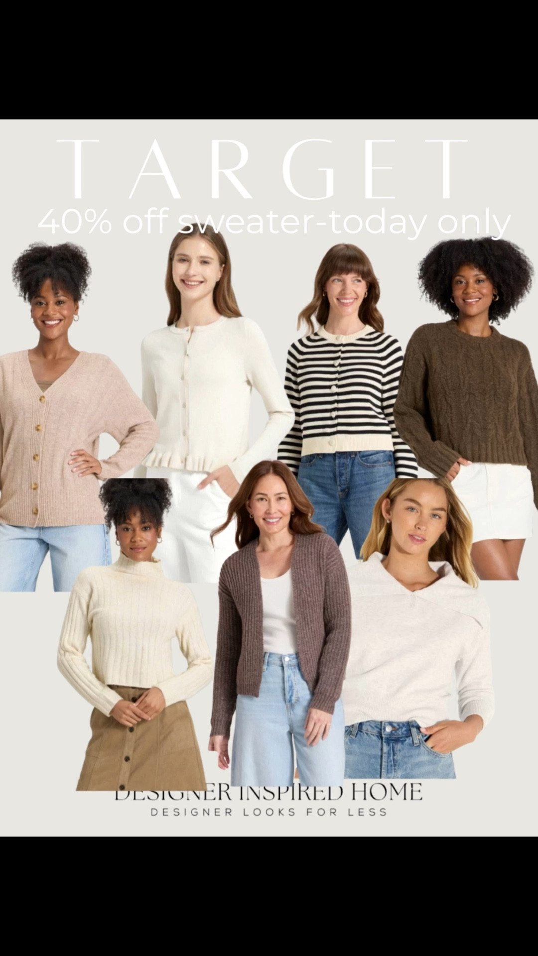 🎯 Target circle deal! 40% off sweaters today only!

#LTKStyleTip #LTKSaleAlert #LTKFindsUnder50